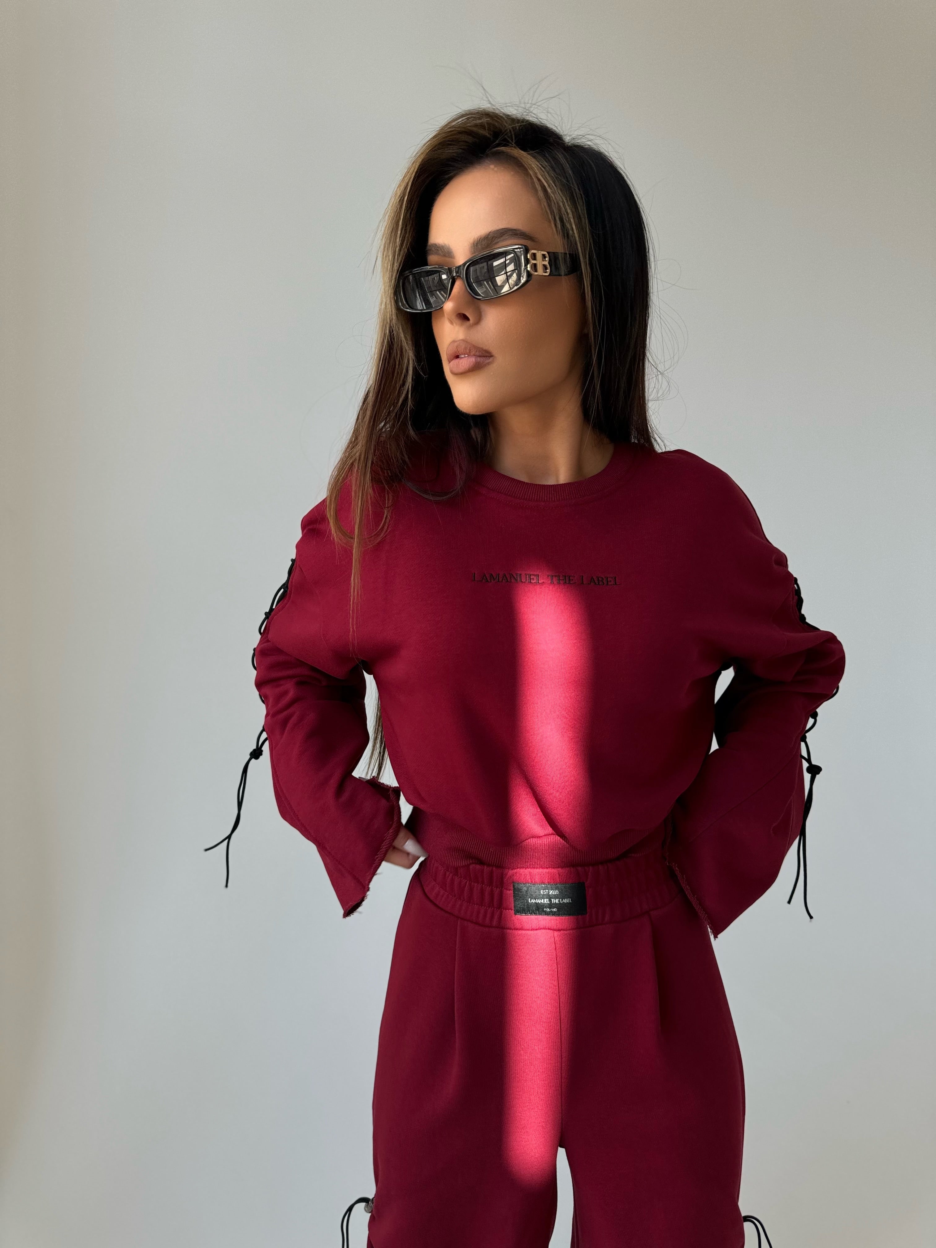 Bluza La Manuel More Bordo