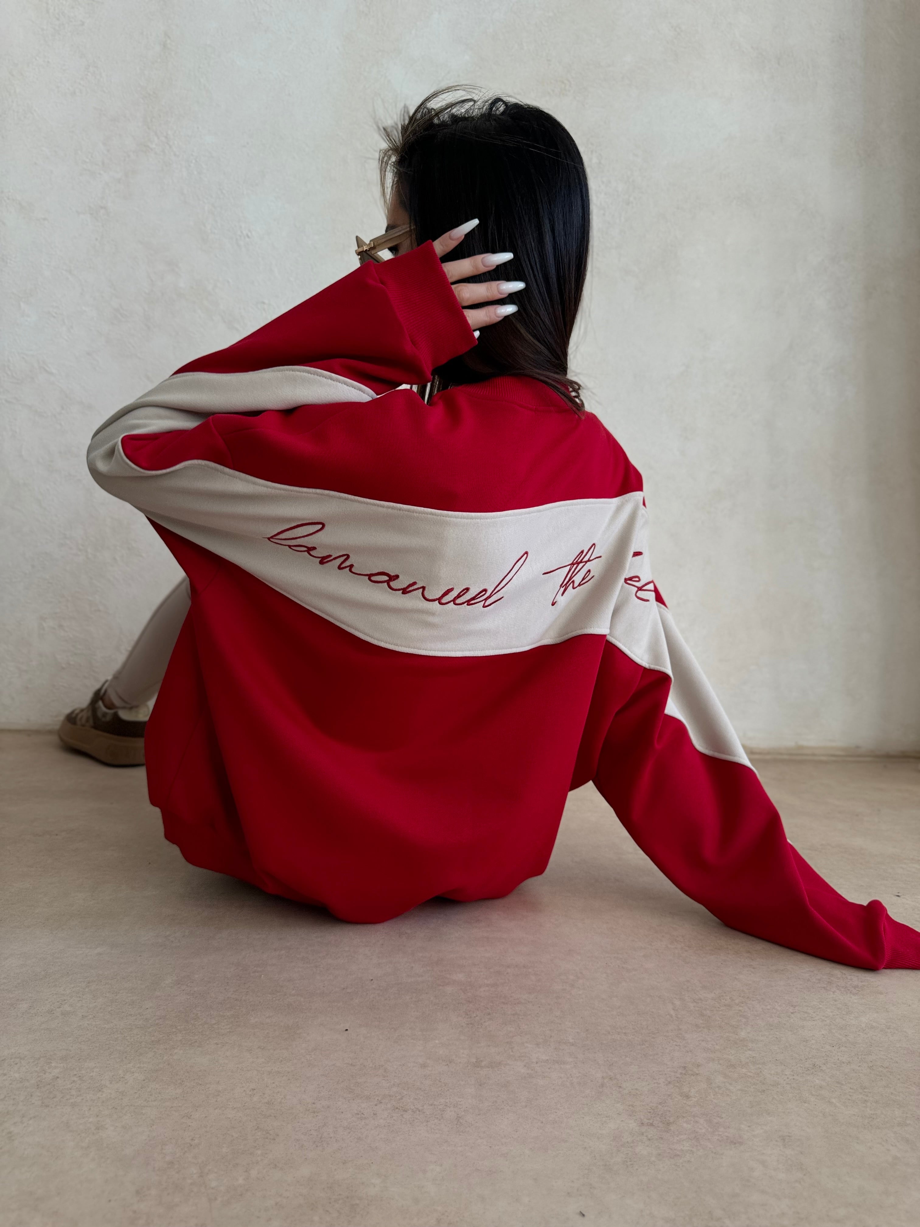 Bluza La Manuel Sharp Czerwona