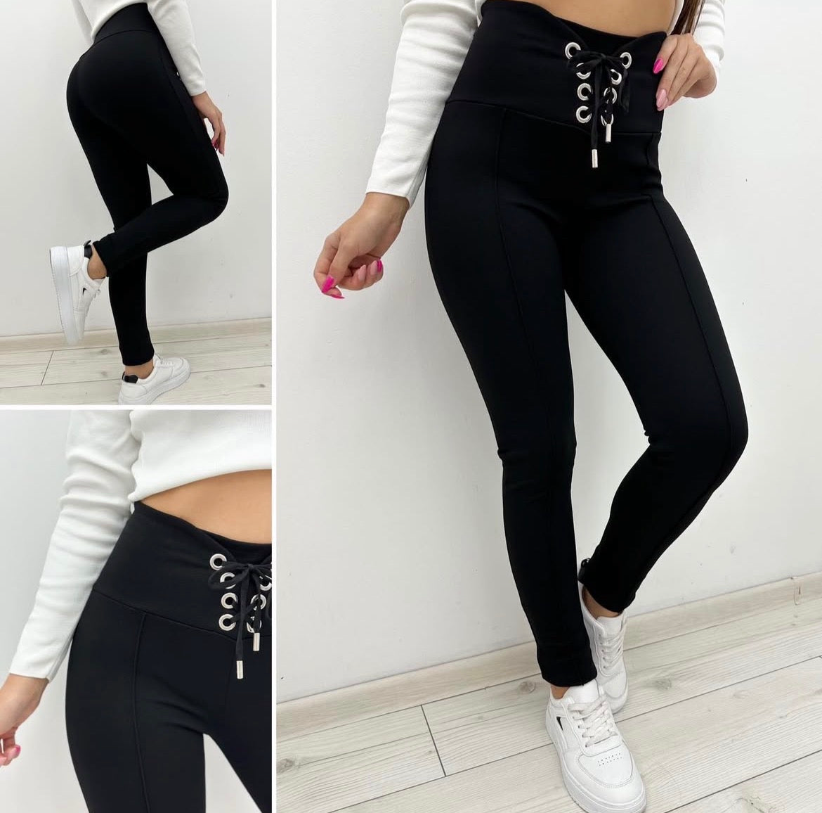 Legginsy La Mane wiązane
