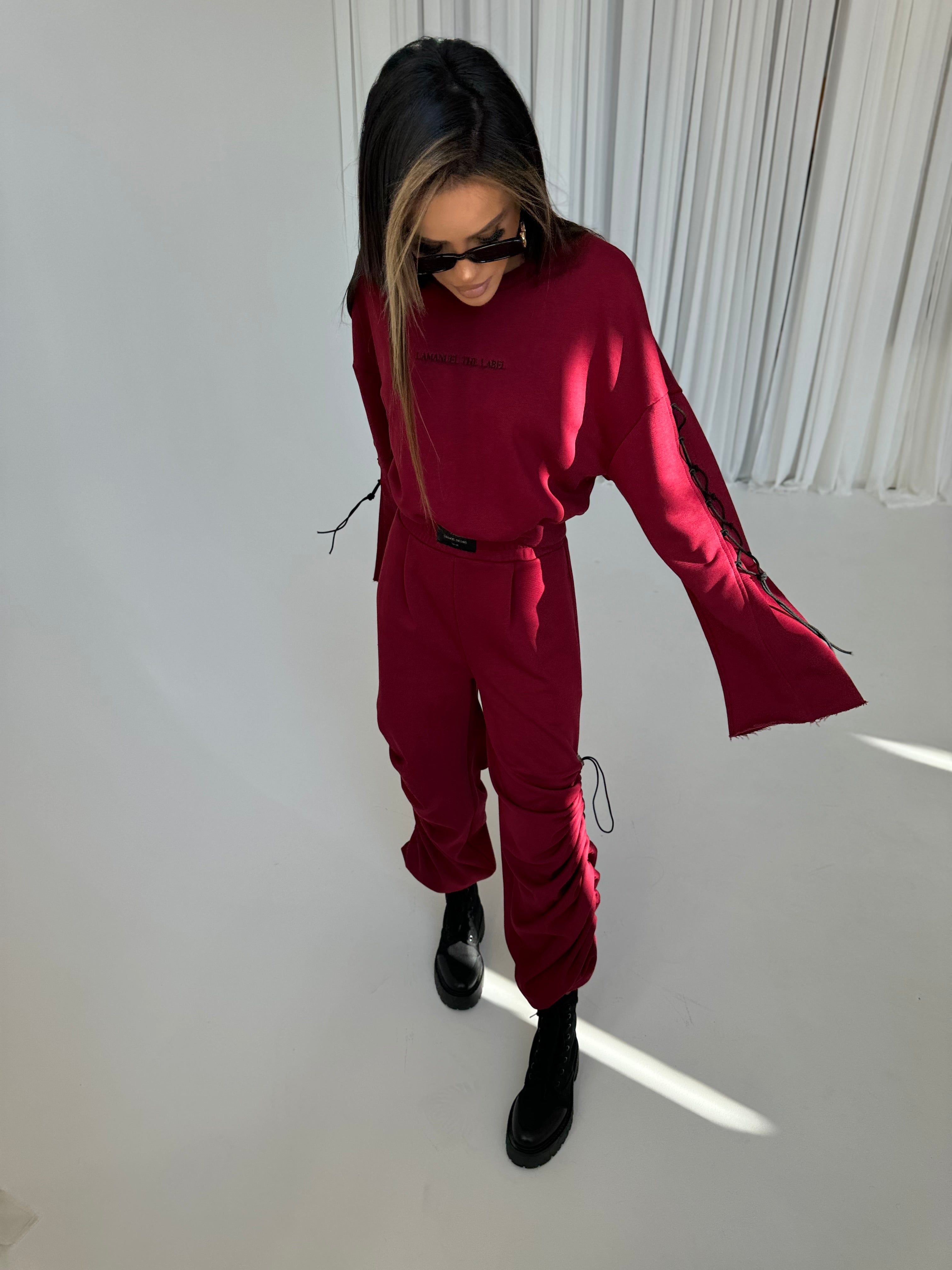 Bluza La Manuel More Bordo