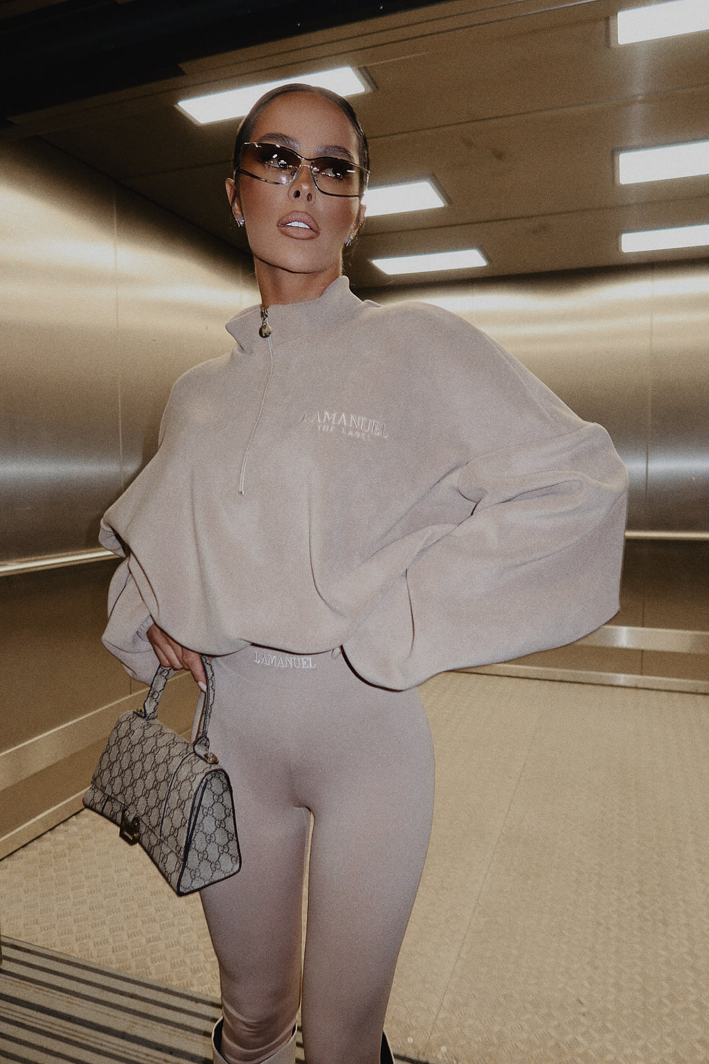 Bluza La Manuel Warm Up taupe