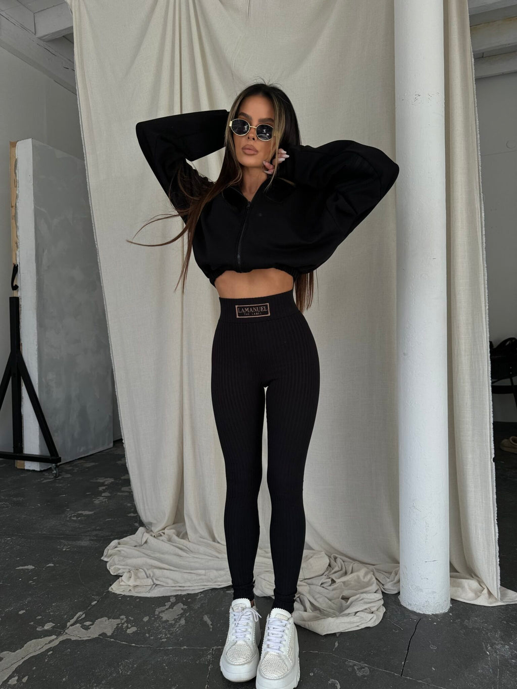 Legginsy La Manuel Soft touch czarne