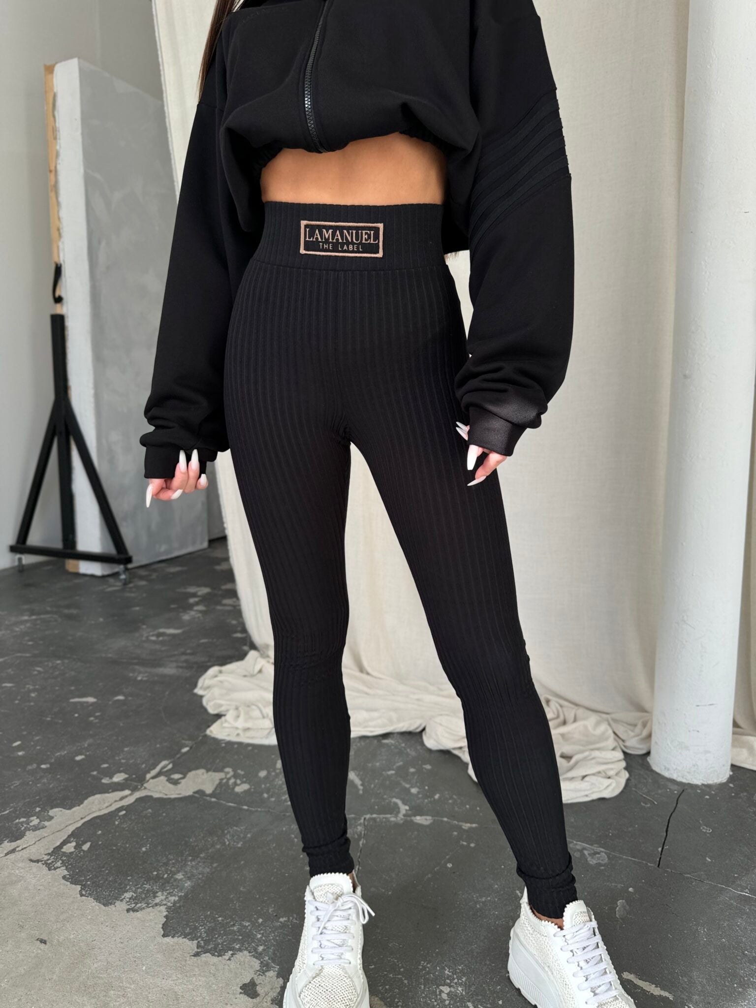 Legginsy La Manuel Soft touch czarne